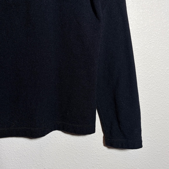 The North Face Mens Fleece Textured Cap Rock 1/4 Zip Navy Blue Mid-Layer SIZE M - Picture 4 of 13